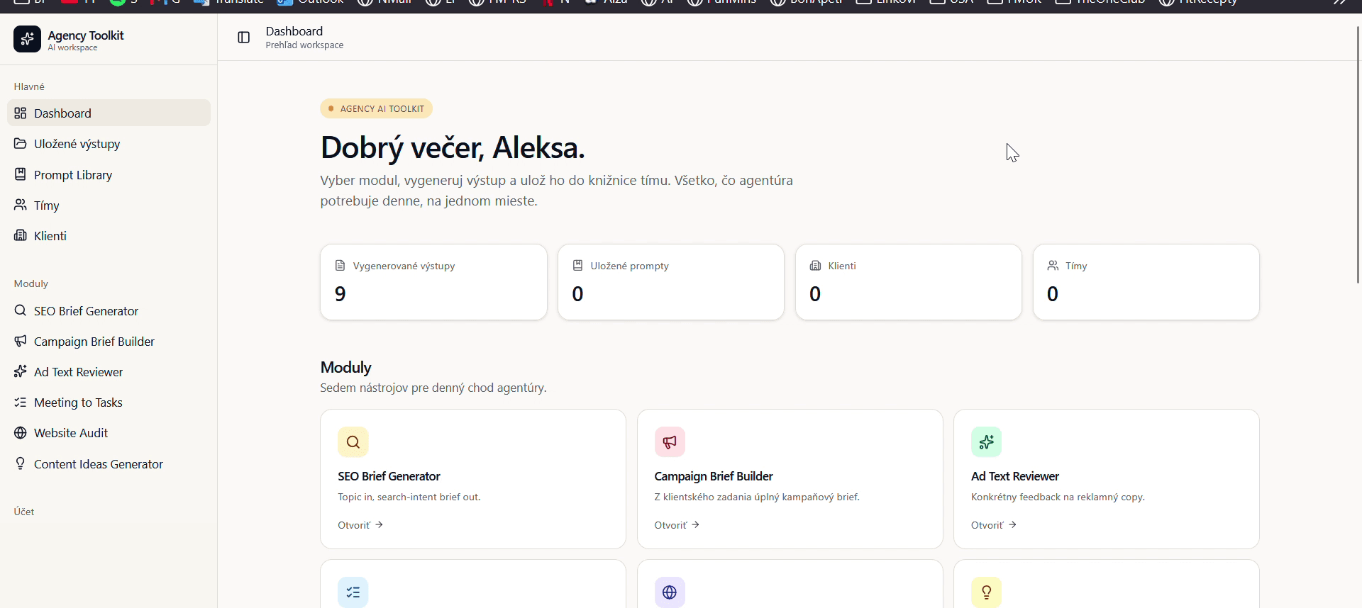 Agency AI Toolkit screenshot